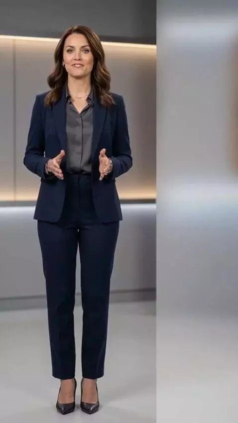 AI Video from prompt: Use the uploaded presenter image as the exact ch