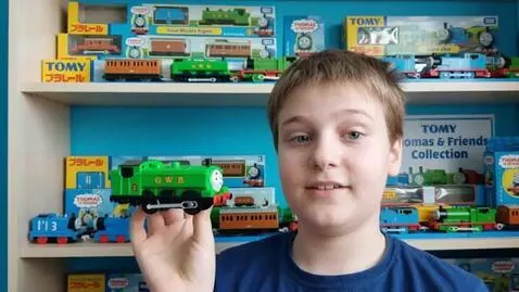 AI Video from prompt: (YTP) A Kid Says "I Just Got A DUCK", Duck Train