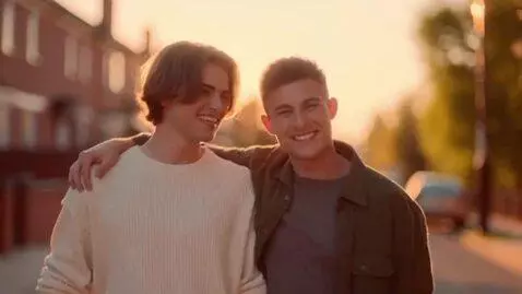 AI Video from prompt: “Two brothers suddenly come to life in the photo
