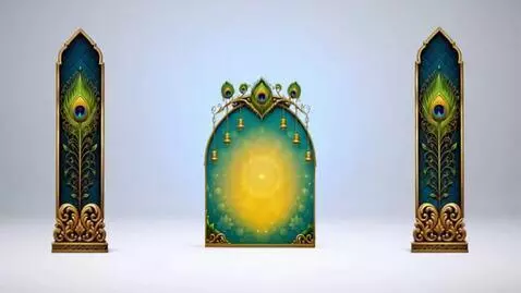 AI Video from prompt: “Create a realistic video of this decoration bei