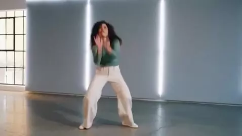 AI Video from prompt: Stunning woman dancing for viewers
