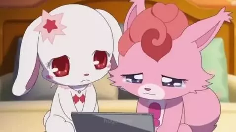 AI Video from prompt: Ruby and garnet jewelpet crying gets grounded
