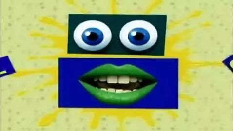 AI Video from prompt: Over a static gray yellow background, a yellow i