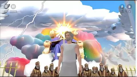 AI Video from prompt: Animate everything in this picture, have the eld