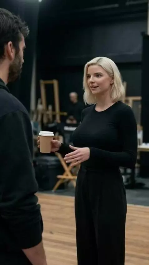 AI Video from prompt: Backstage of filming a movie, shot on smartphone