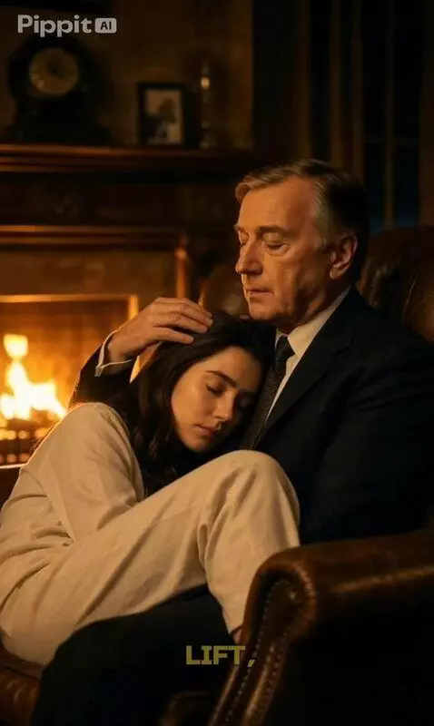 AI Video from prompt: He hushes her to sleep