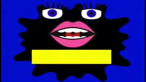 AI Video from prompt: The Background starts with an Purple Static. The