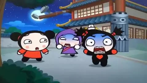 AI Video from prompt: Make them run for panic then they calm down