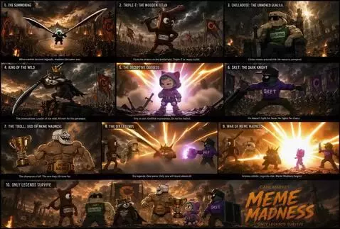 AI Video from prompt: Create a 30-second cinematic fantasy-war trailer