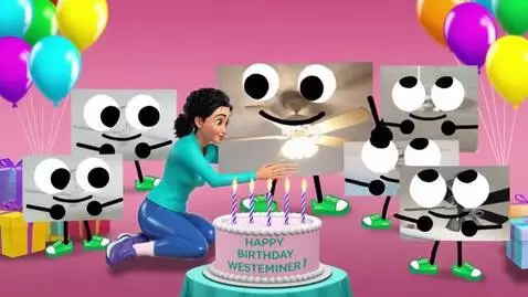 AI Video from prompt: Happy Birthday Westeminer! (lila gives hug weste