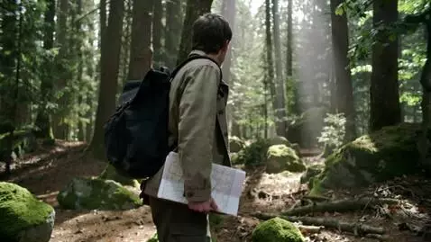 AI Video from prompt: VIDEO 6 — Traveler Arrives  IDENTITY LOCK. The e