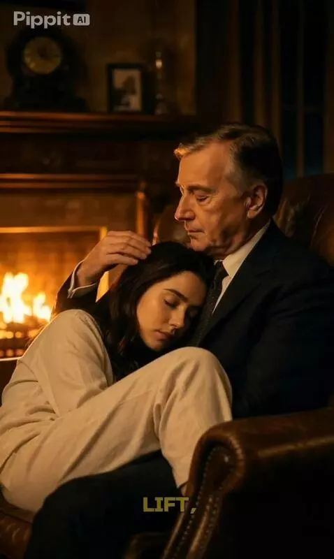 AI Video from prompt: He comforts her when she us feeling sick