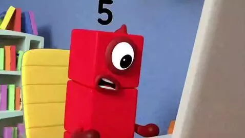 AI Video from prompt: Numberblock character going to upload Klasky csu
