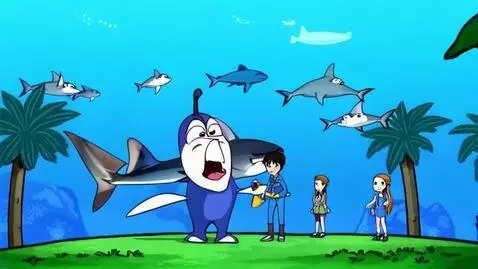 AI Video from prompt: A cartoon in the style of anime, about a boy wit