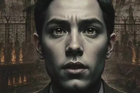AI Video from prompt: A cinematic, dark, and allegorical short film in