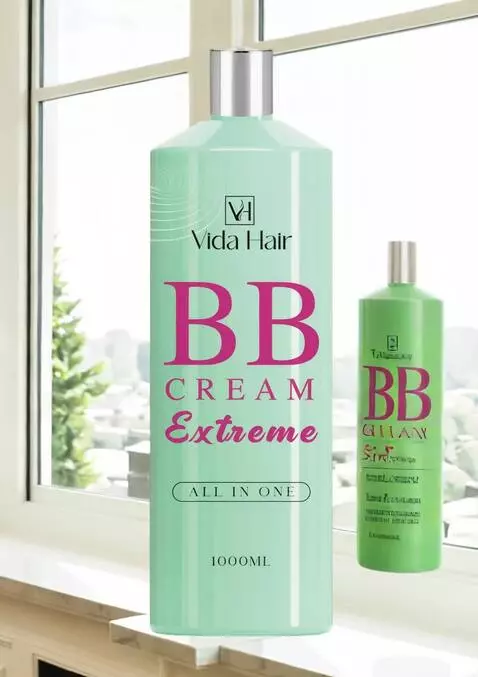 AI Video from prompt: VIDEO PROMPT — Vida Hair BB Cream Extreme "Salon