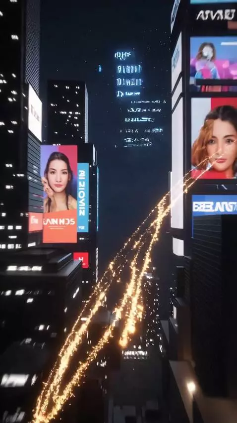 AI Video from prompt: Create a **luxury cinematic advertisement for TH