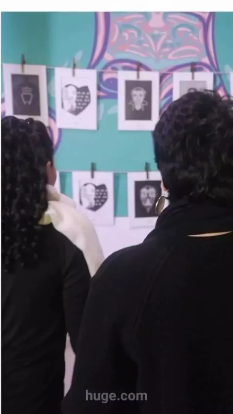 AI Video from prompt: The women turn around and shows off her clothes.