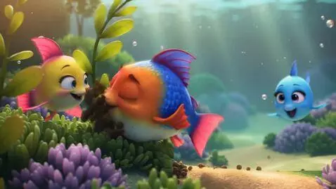 AI Video from prompt: # Little Fish Learns to Share — AI Video Prompt 