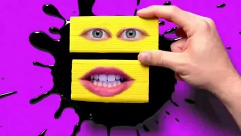 AI Video from prompt: a chaotic ytp-styled edited The video starts whi
