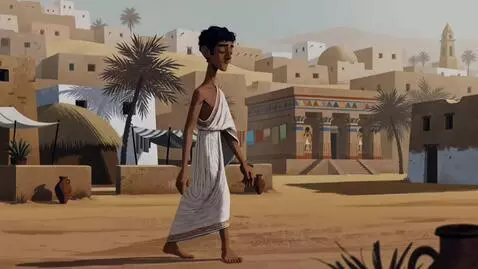 AI Video from prompt: the characTEr enters from left and stop in middl