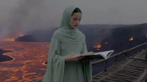 AI Video from prompt: Create a cinematic vertical 9:16 fantasy AI vide