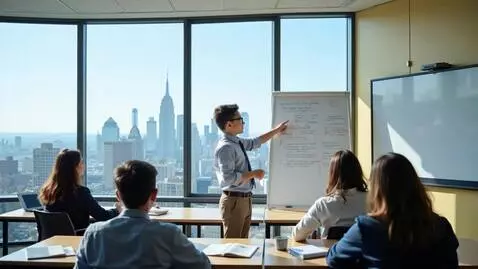 AI Video from prompt: a child teaching grown ups in a classroom on the