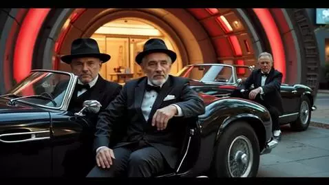 AI Video from prompt: Dapper dressed gangster babies tat look like eld