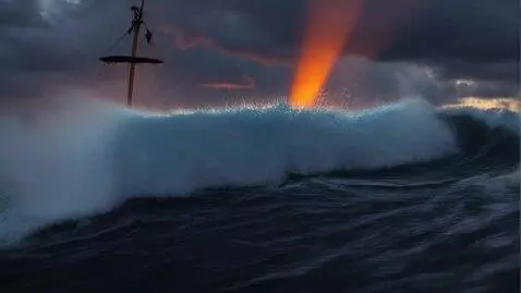 AI Video from prompt: A dramatic, cinematic 4K video. A wide shot show