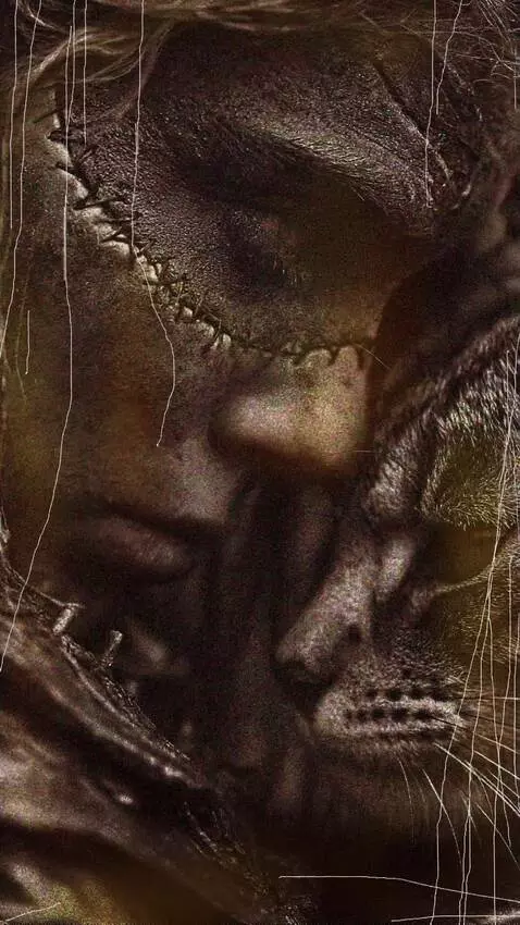 AI Video from prompt: A close-up of a woman’s face slowly turning towa