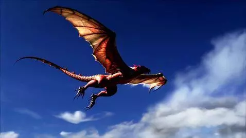 AI Video from prompt: flying dragon