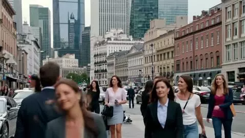 AI Video from prompt: City of cute wiman
