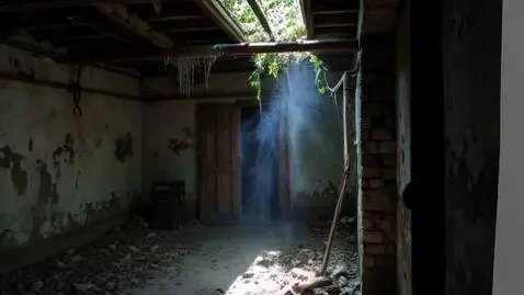 AI Video from prompt: Mildew, threnody, marrow, spore, carrion, creak,