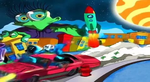 AI Video from prompt: Ultra-hyper-realistic 3D cinematic of BLINKY, a 