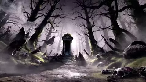 AI Video from prompt: Mildew, threnody, marrow, spore, carrion, creak,