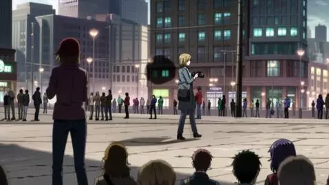AI Video from prompt: In a city where people’s shadows reveal their tr
