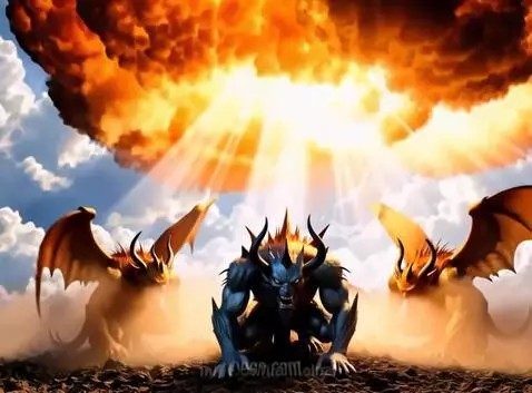 AI Video from prompt: Make the cloud turn into a bright cloud of light