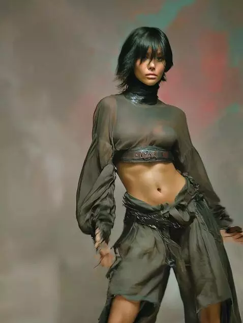 AI Video from prompt: dramatic poses, sashay, vdramatic poses, sashay,