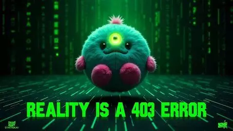 AI Video from prompt: Spörkel the plushie with a third eye glowing, hi