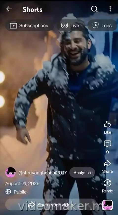 AI Video from prompt: Dancing video