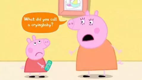 AI Video from prompt: The British Cartoon Style 2d Animated Pig Style 