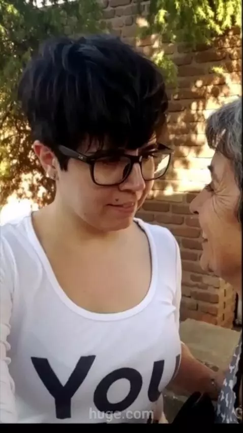 AI Video from prompt: A husband join the women