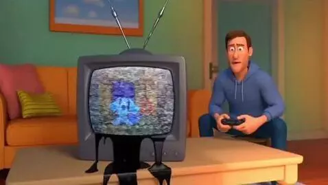 AI Video from prompt: Bluey Lost Episode Black Ink Tv Explode Oh Crap 