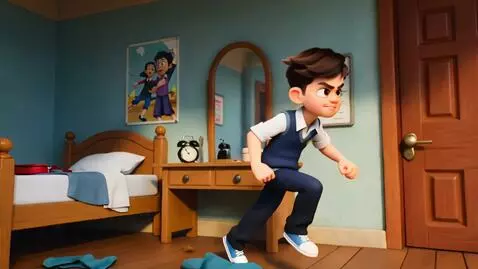 AI Video from prompt: Create a 30-second funny 2D Hindi cartoon video.