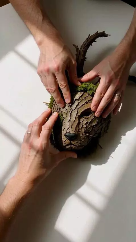 AI Video from prompt: - Wooded Portrait Ai Asmr Step by Step Tutorial 