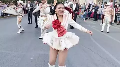 AI Video from prompt: The girl is dancing the jive on the caporales.