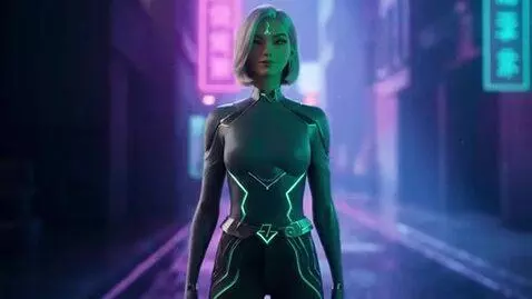 AI Video from prompt: She hulk transformation sequence