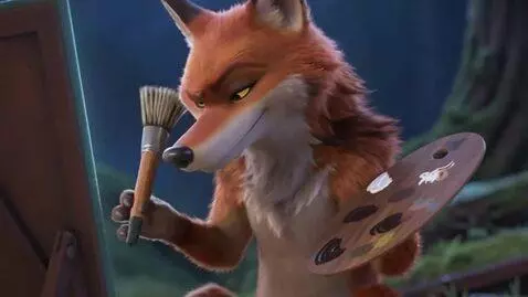 AI Video from prompt: Animate this character painting fur-texture make