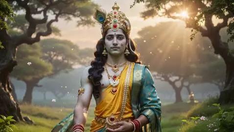 AI Video from prompt: Create a highly realistic cinematic devotional s