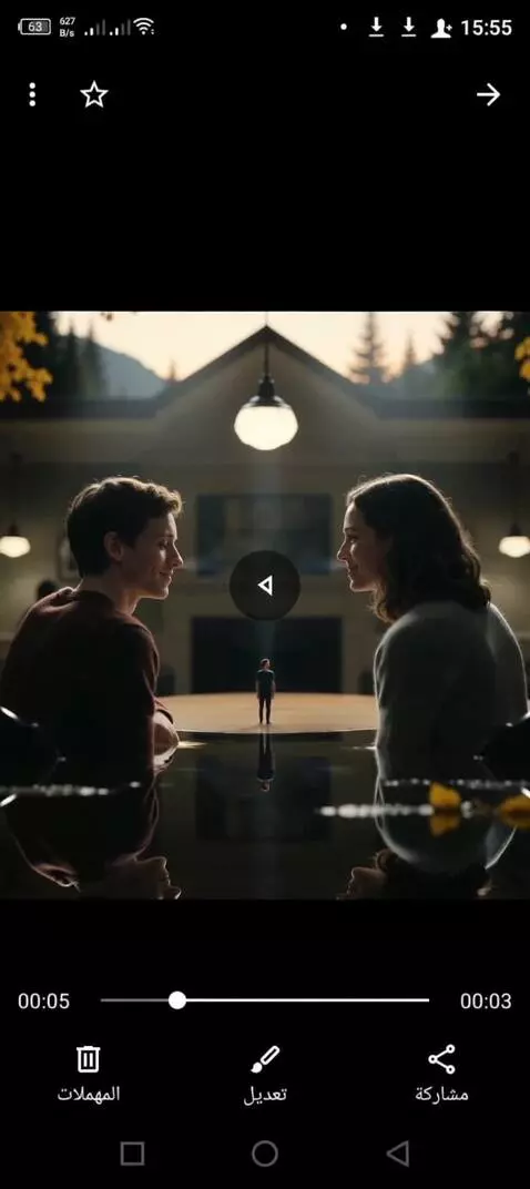 AI Video from prompt: A deeply emotional cinematic scene about inner r